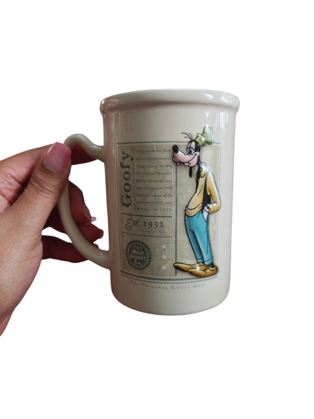 Disney Parks the Original Goofy Guy Established 1932 3D Coffee Mug - Picture 2 of 3